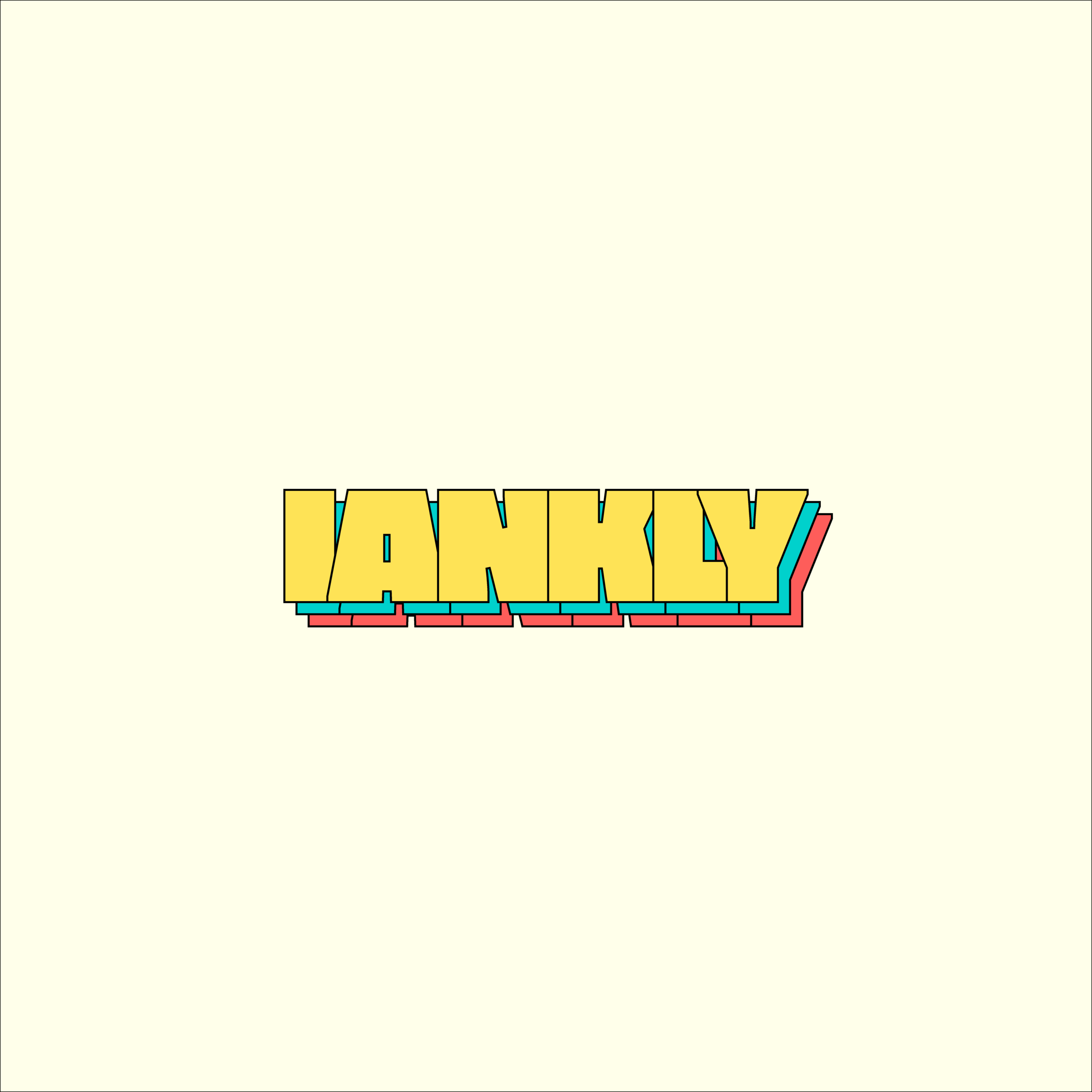 Première réalisation, le logo de iankly prévu pour l'animation