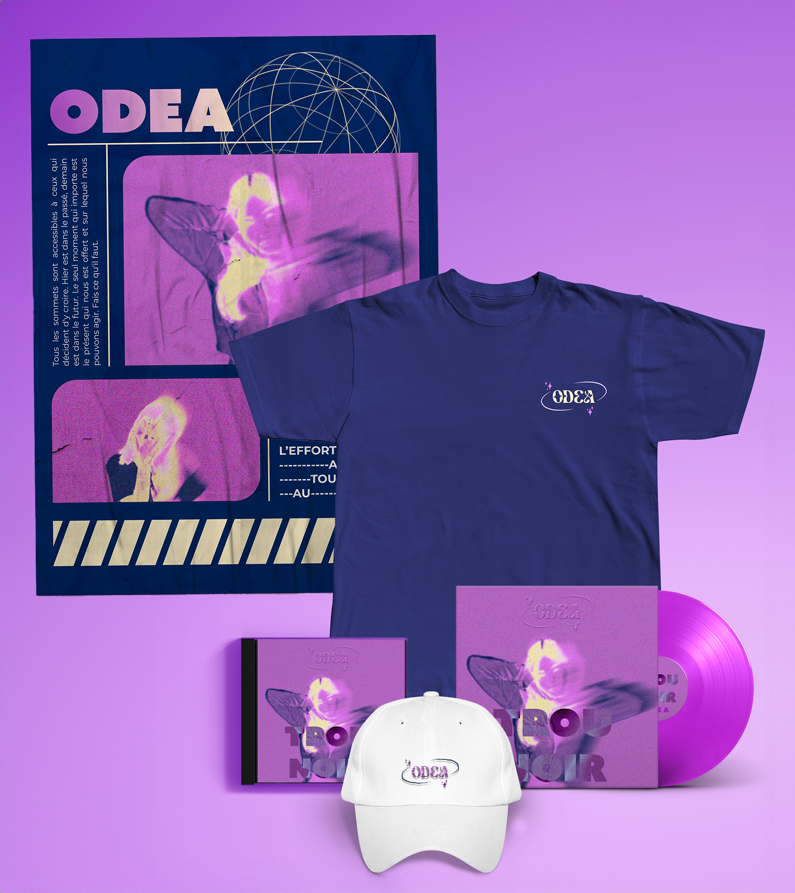 Le pack le plus complet du merch d'ODEA